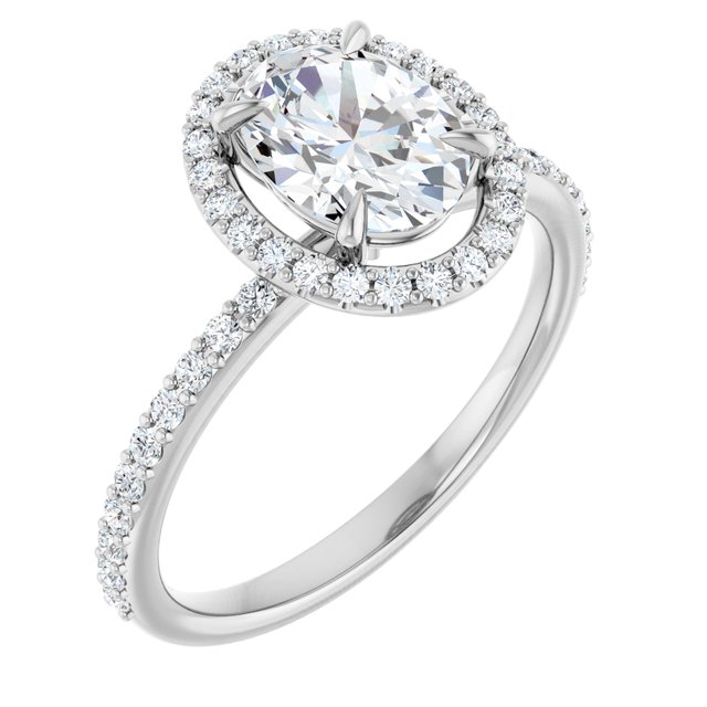 Halo-Style Engagement Ring