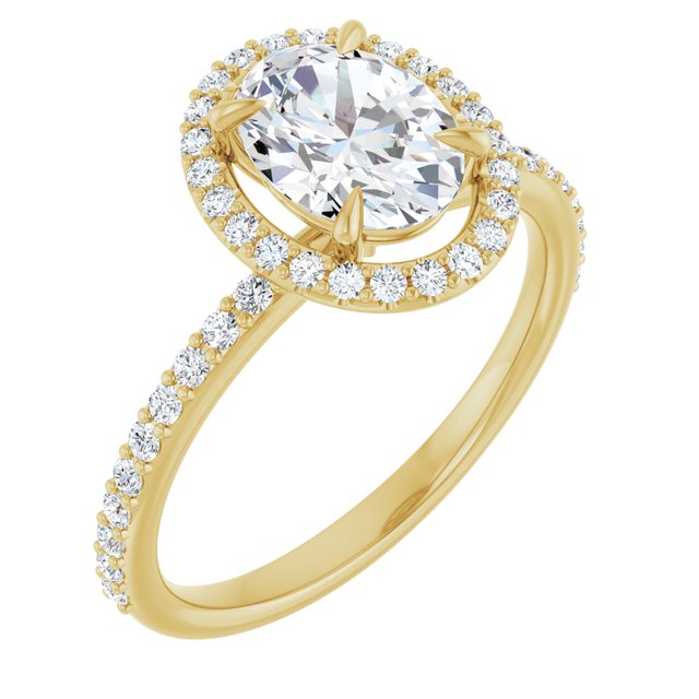 Halo-Style Engagement Ring