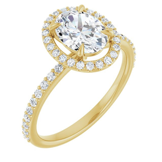 Halo-Style Engagement Ring