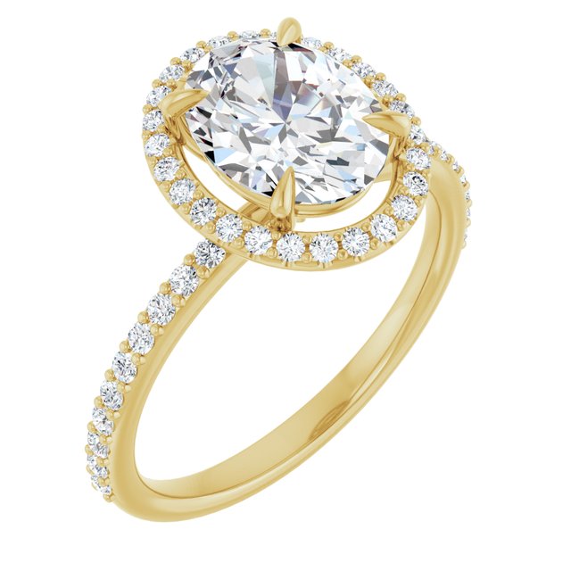 Halo-Style Engagement Ring