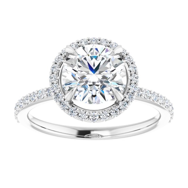 Halo-Style Engagement Ring