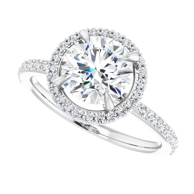 Halo-Style Engagement Ring