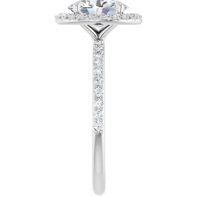 Halo-Style Engagement Ring