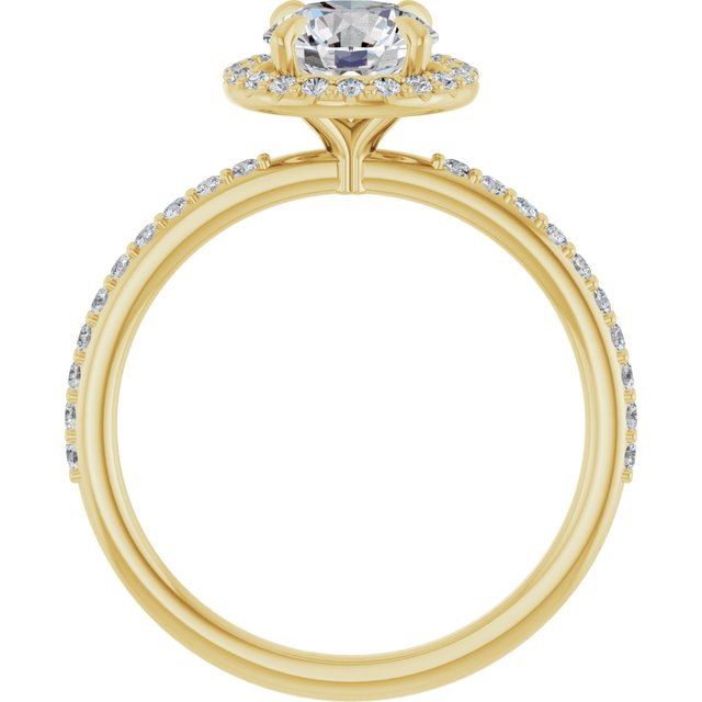 Halo-Style Engagement Ring