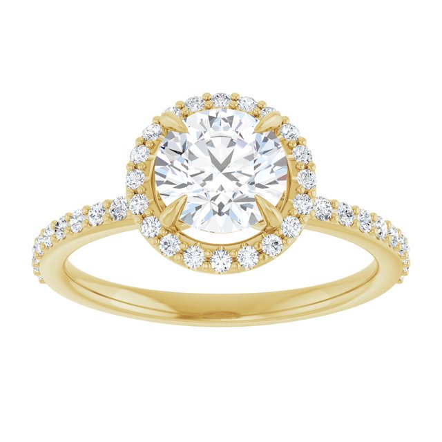 Halo-Style Engagement Ring