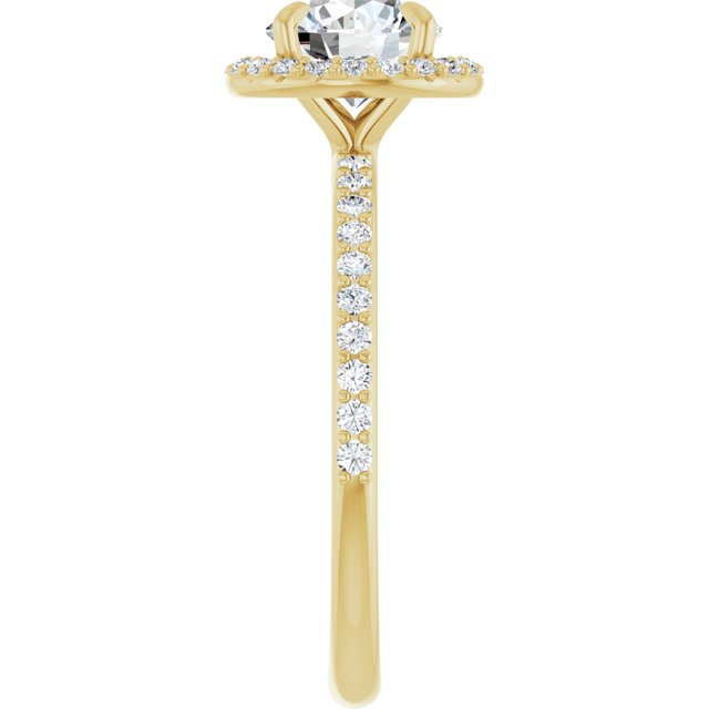 Halo-Style Engagement Ring