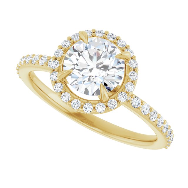 Halo-Style Engagement Ring