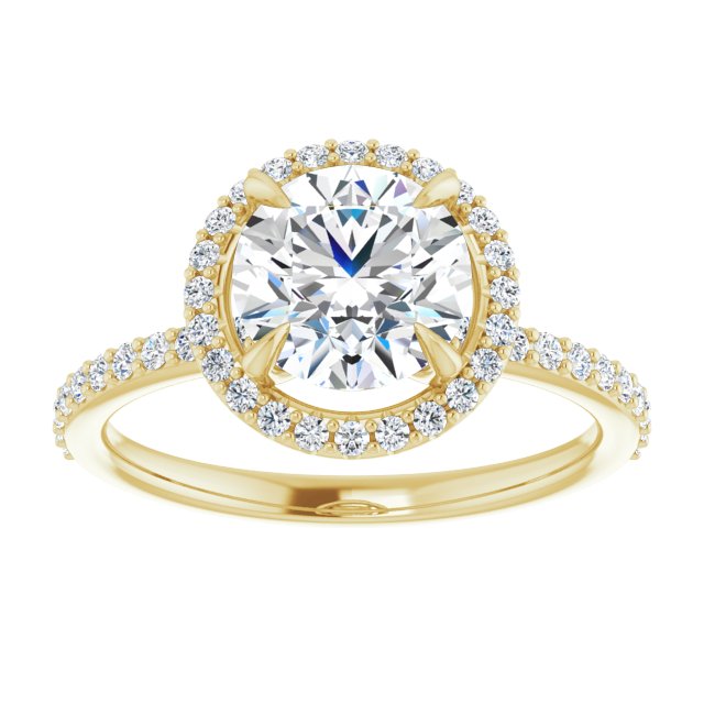 Halo-Style Engagement Ring