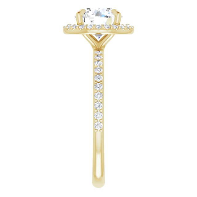 Halo-Style Engagement Ring