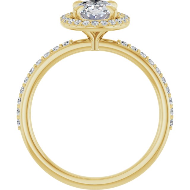 Halo-Style Engagement Ring
