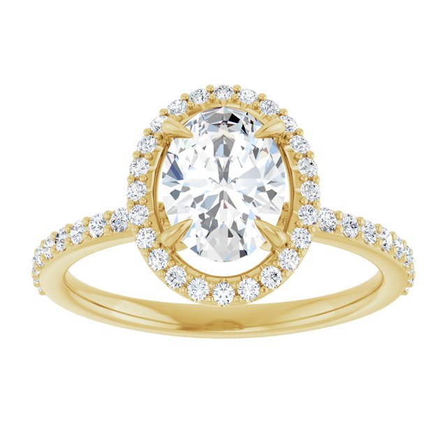 Halo-Style Engagement Ring