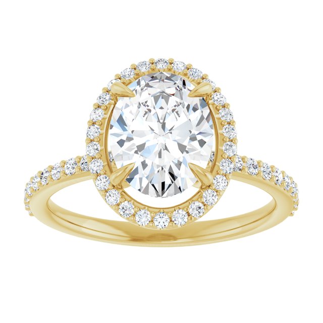 Halo-Style Engagement Ring