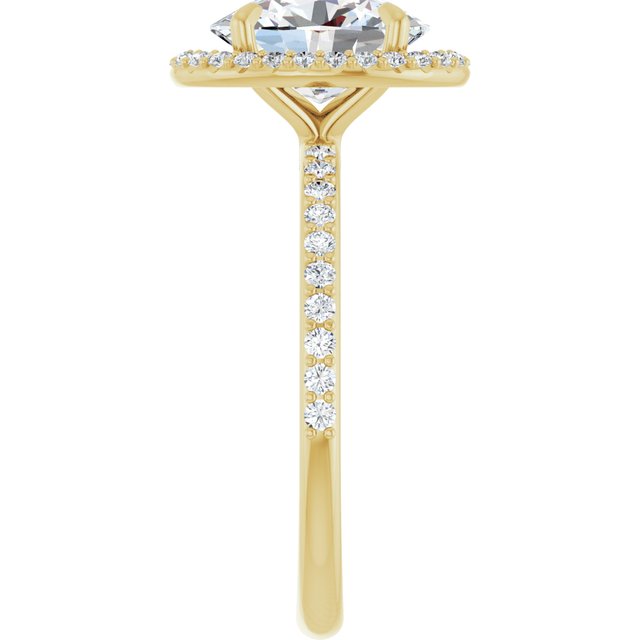 Halo-Style Engagement Ring