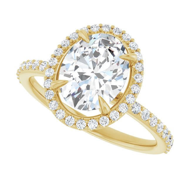 Halo-Style Engagement Ring