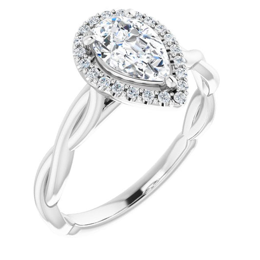Halo-Style Engagement Ring