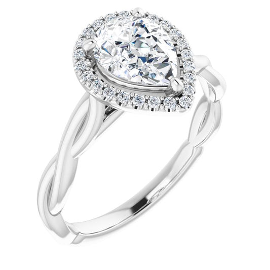 Halo-Style Engagement Ring