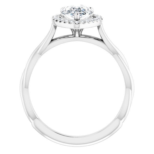 Halo-Style Engagement Ring