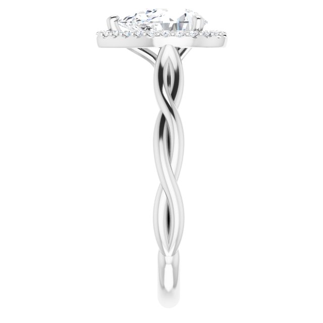 Halo-Style Engagement Ring