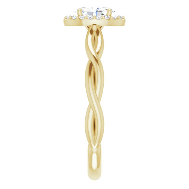 Halo-Style Engagement Ring