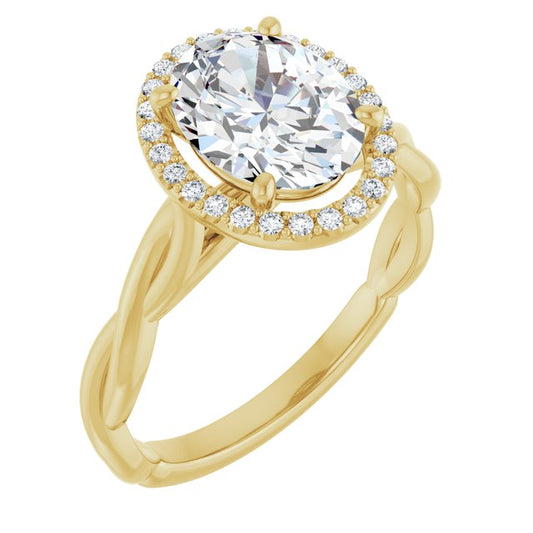 Halo-Style Engagement Ring