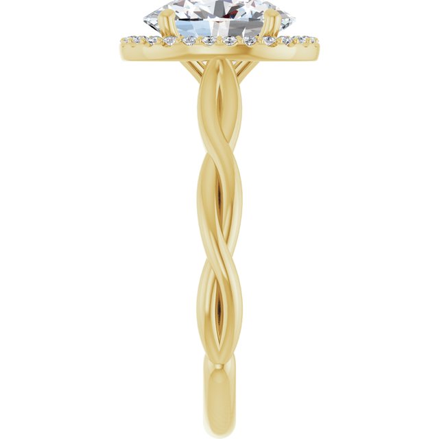 Halo-Style Engagement Ring