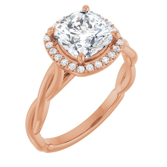 Halo-Style Engagement Ring