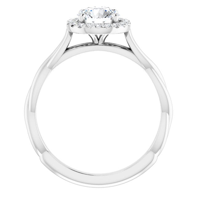 Halo-Style Engagement Ring