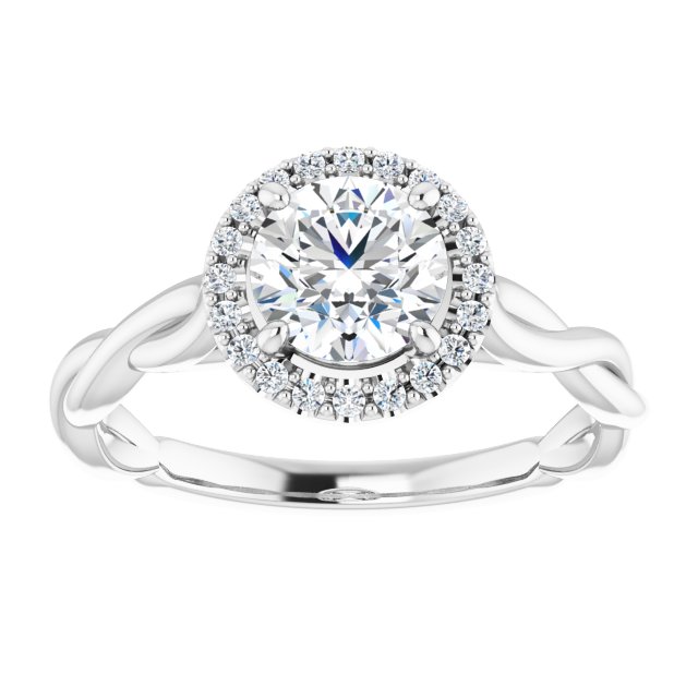Halo-Style Engagement Ring