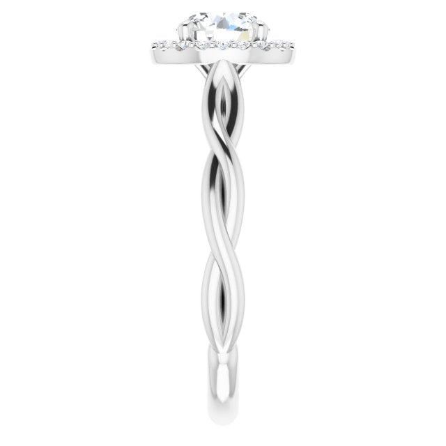 Halo-Style Engagement Ring