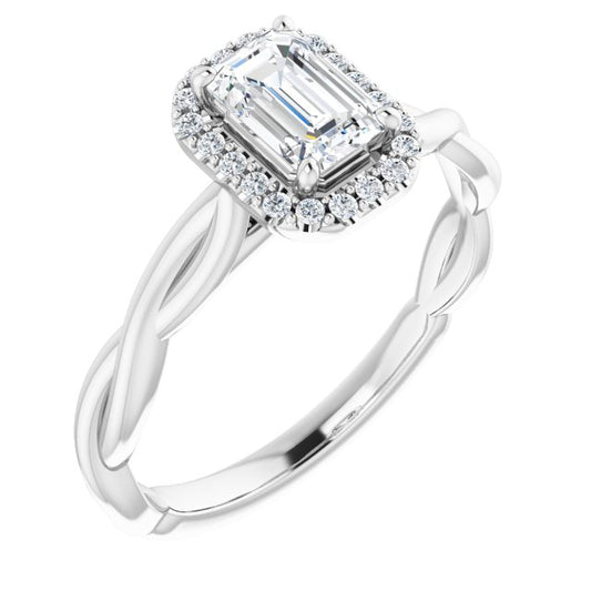 Halo-Style Engagement Ring