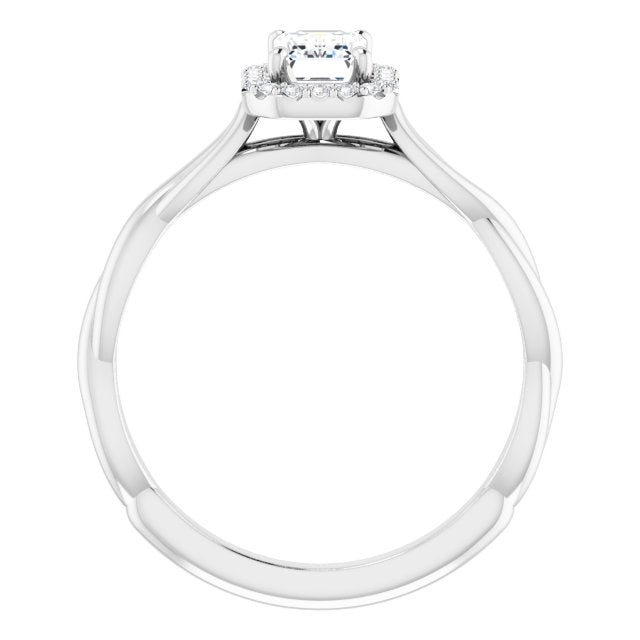 Halo-Style Engagement Ring
