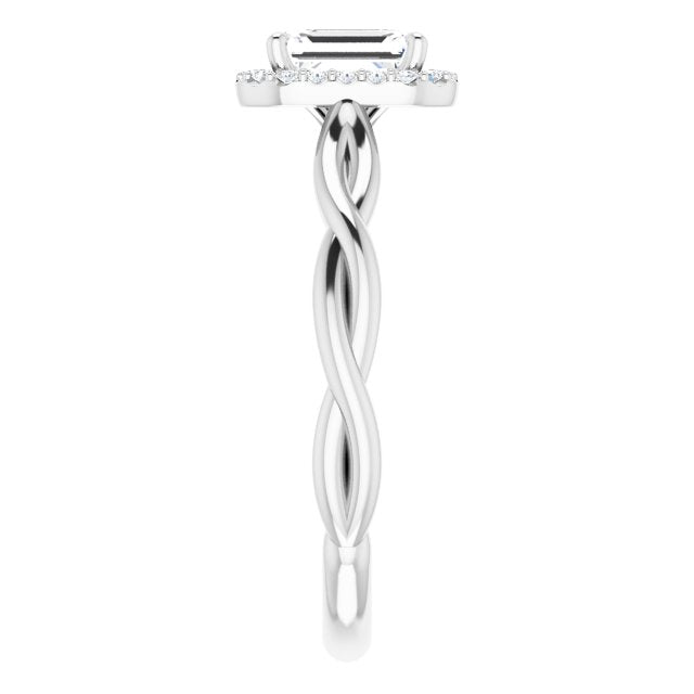 Halo-Style Engagement Ring