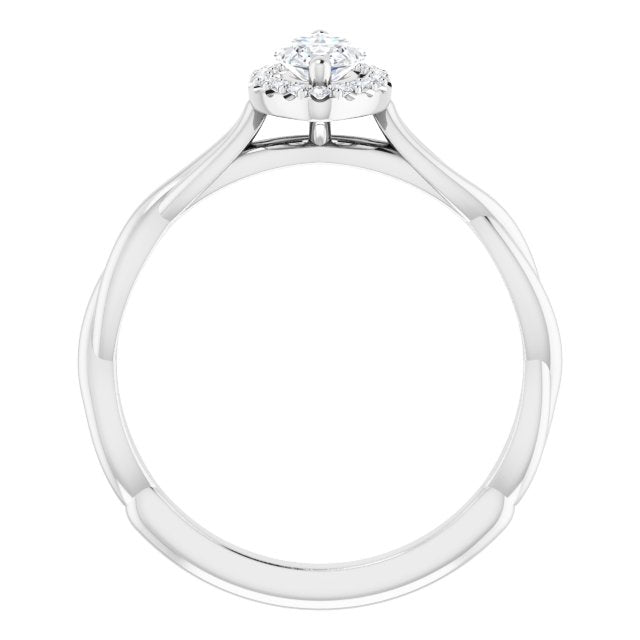 Halo-Style Engagement Ring