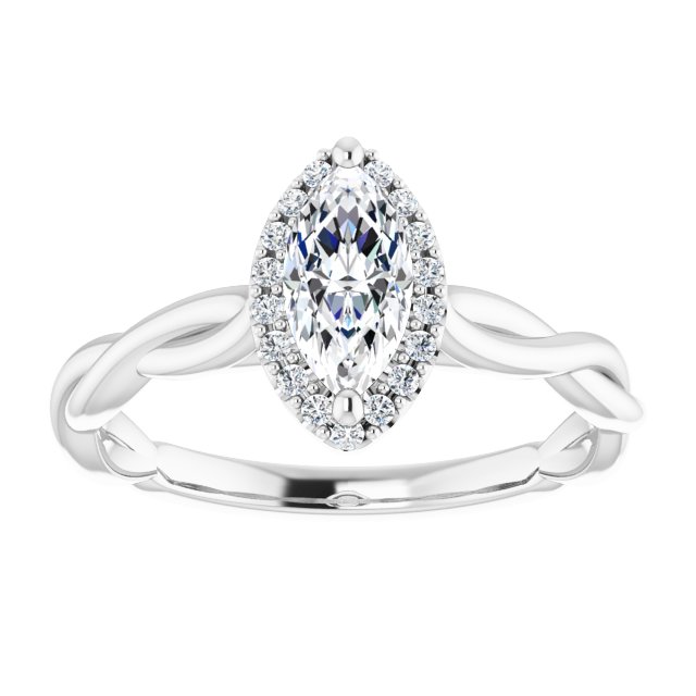 Halo-Style Engagement Ring
