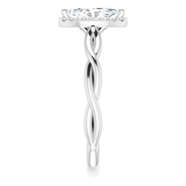 Halo-Style Engagement Ring
