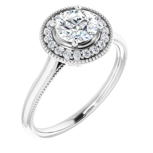 Halo-Style Engagement Ring