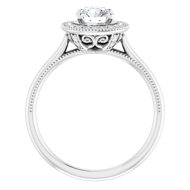 Halo-Style Engagement Ring