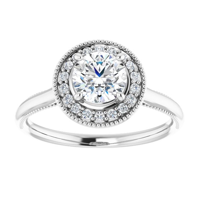 Halo-Style Engagement Ring