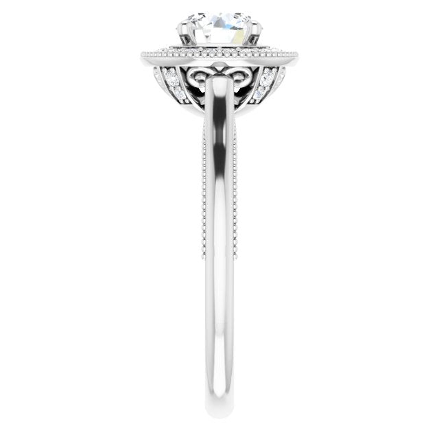 Halo-Style Engagement Ring