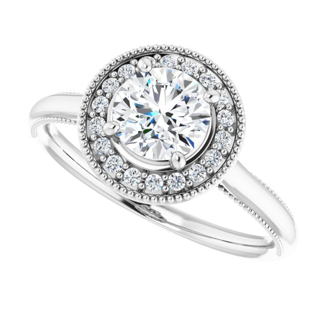 Halo-Style Engagement Ring
