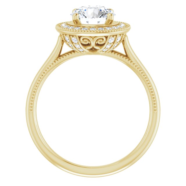 Halo-Style Engagement Ring
