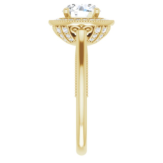 Halo-Style Engagement Ring