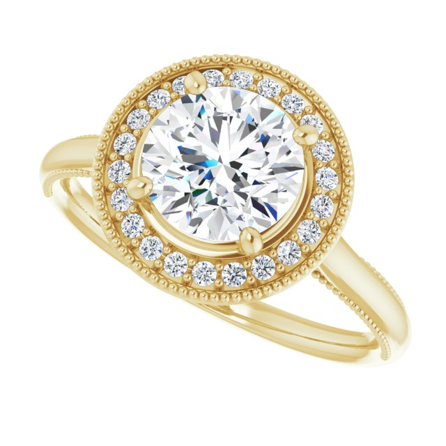 Halo-Style Engagement Ring