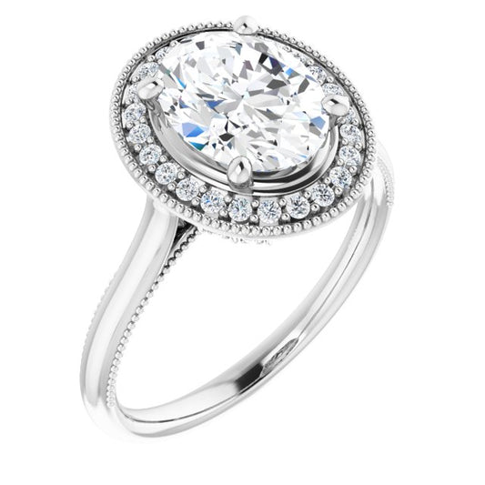 Halo-Style Engagement Ring