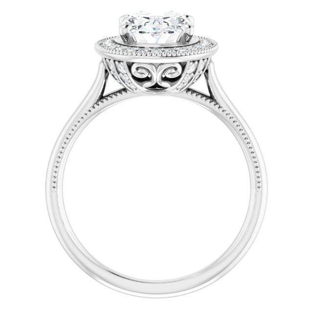 Halo-Style Engagement Ring