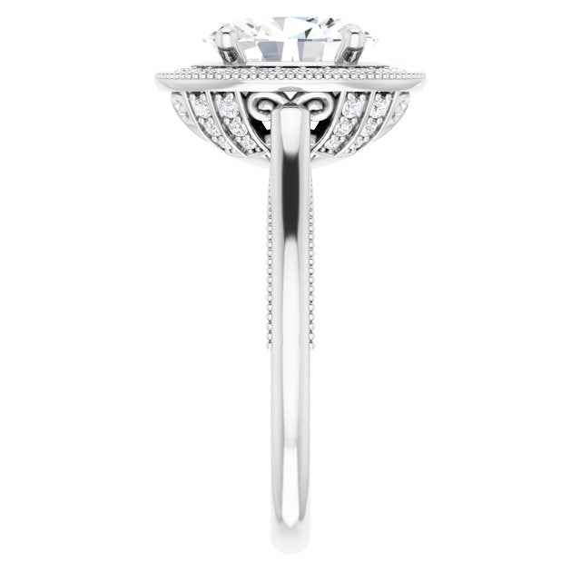 Halo-Style Engagement Ring