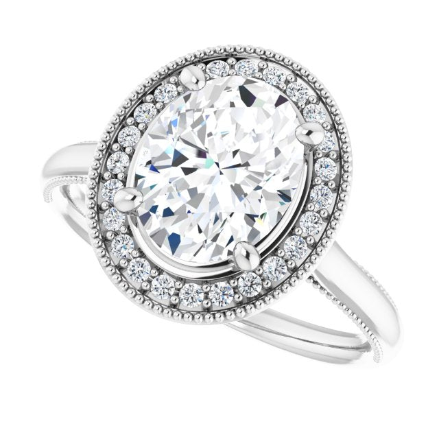 Halo-Style Engagement Ring