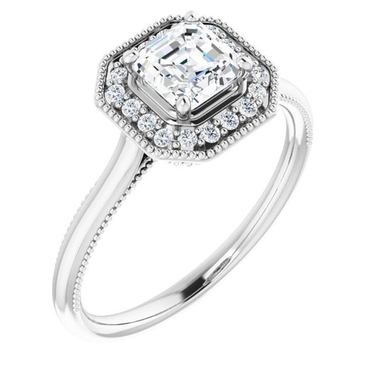 Halo-Style Engagement Ring