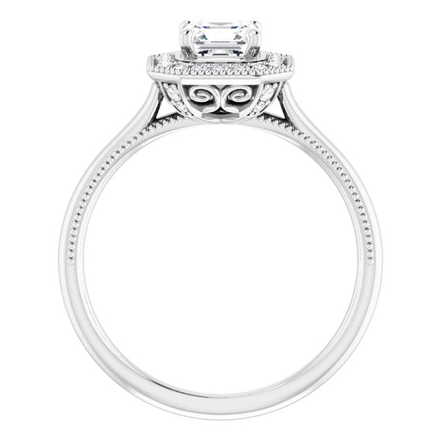 Halo-Style Engagement Ring