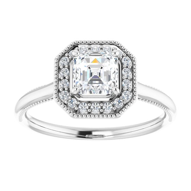 Halo-Style Engagement Ring
